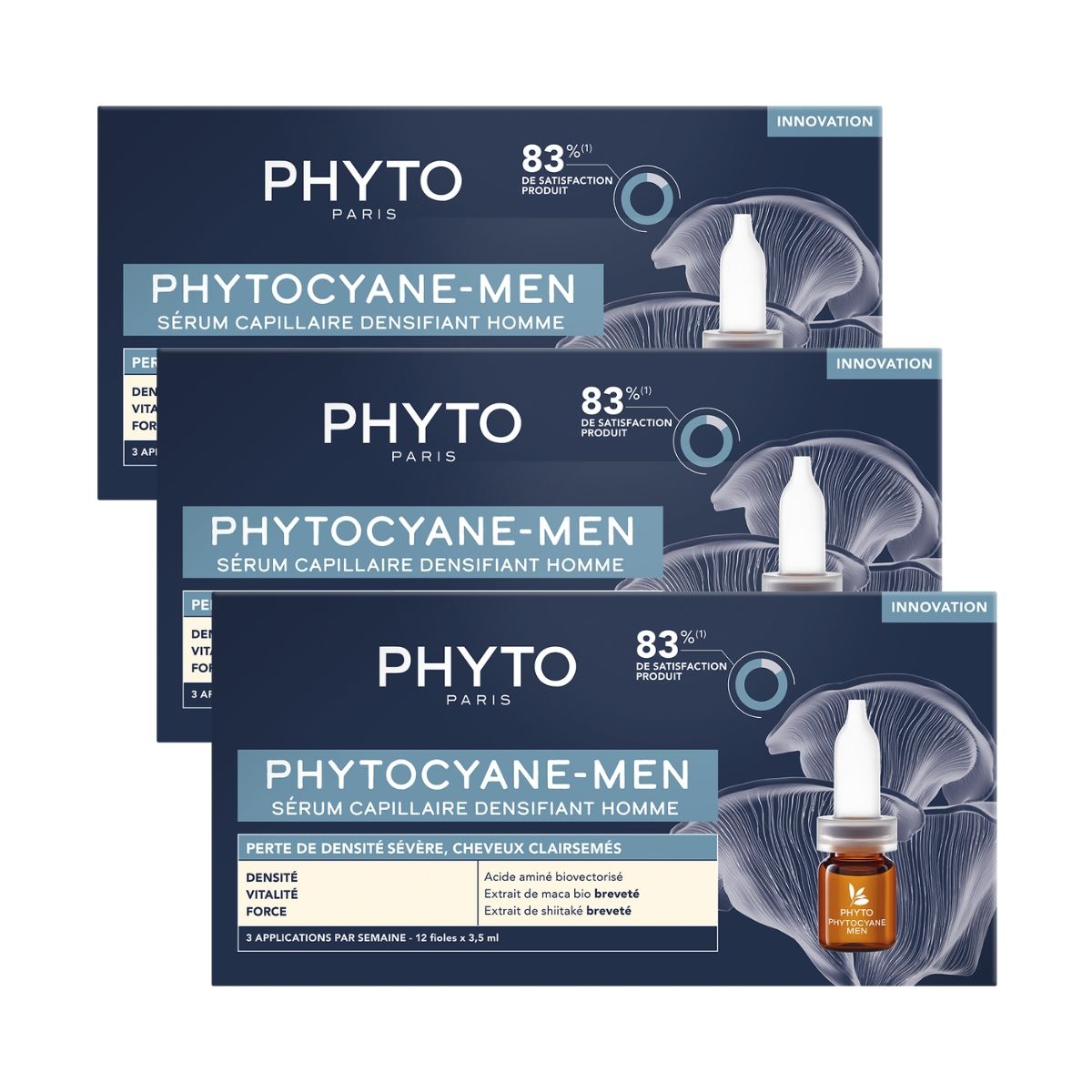 PHYTOCYANE - Densifying Hair Serum For Men Trio