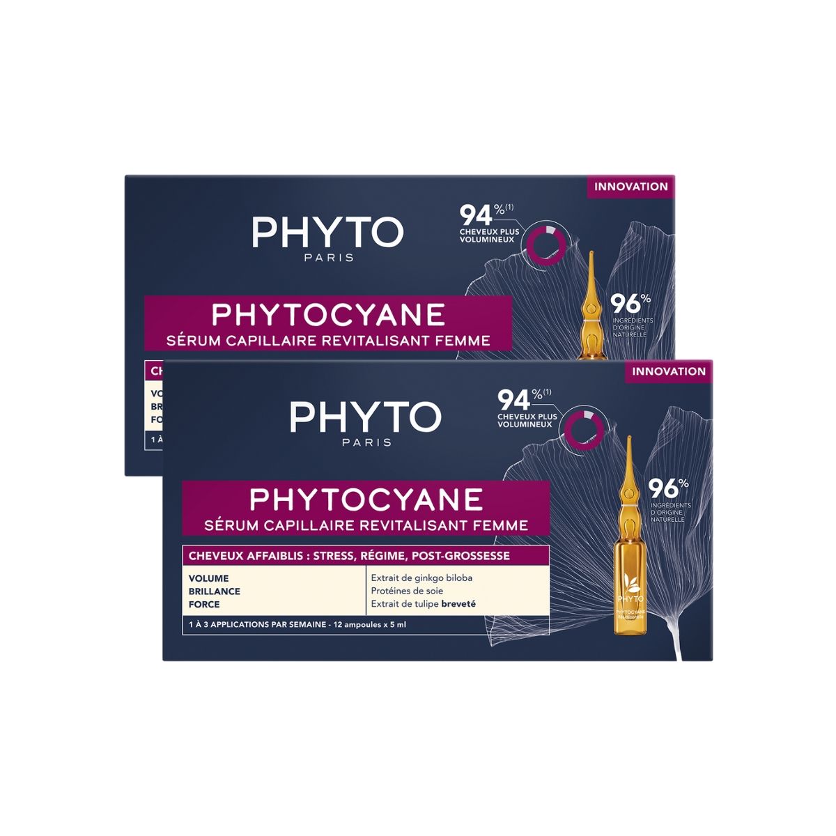 PHYTOCYANE - Revitalizing Hair Serum For Women Duo