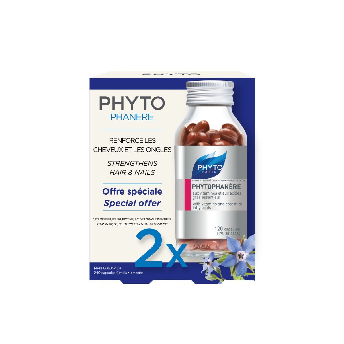 PHYTOPHANERE DUO - Vitamins and Essential Fatty Acids